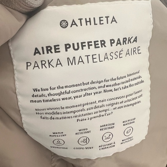 Athleta Women's Air Puffer Parka (size 2X) - Picture 6 of 6